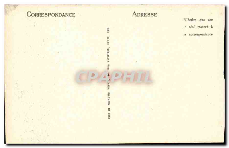 Loches - Porche de la Cathedrale - CPA  — Rückseite
