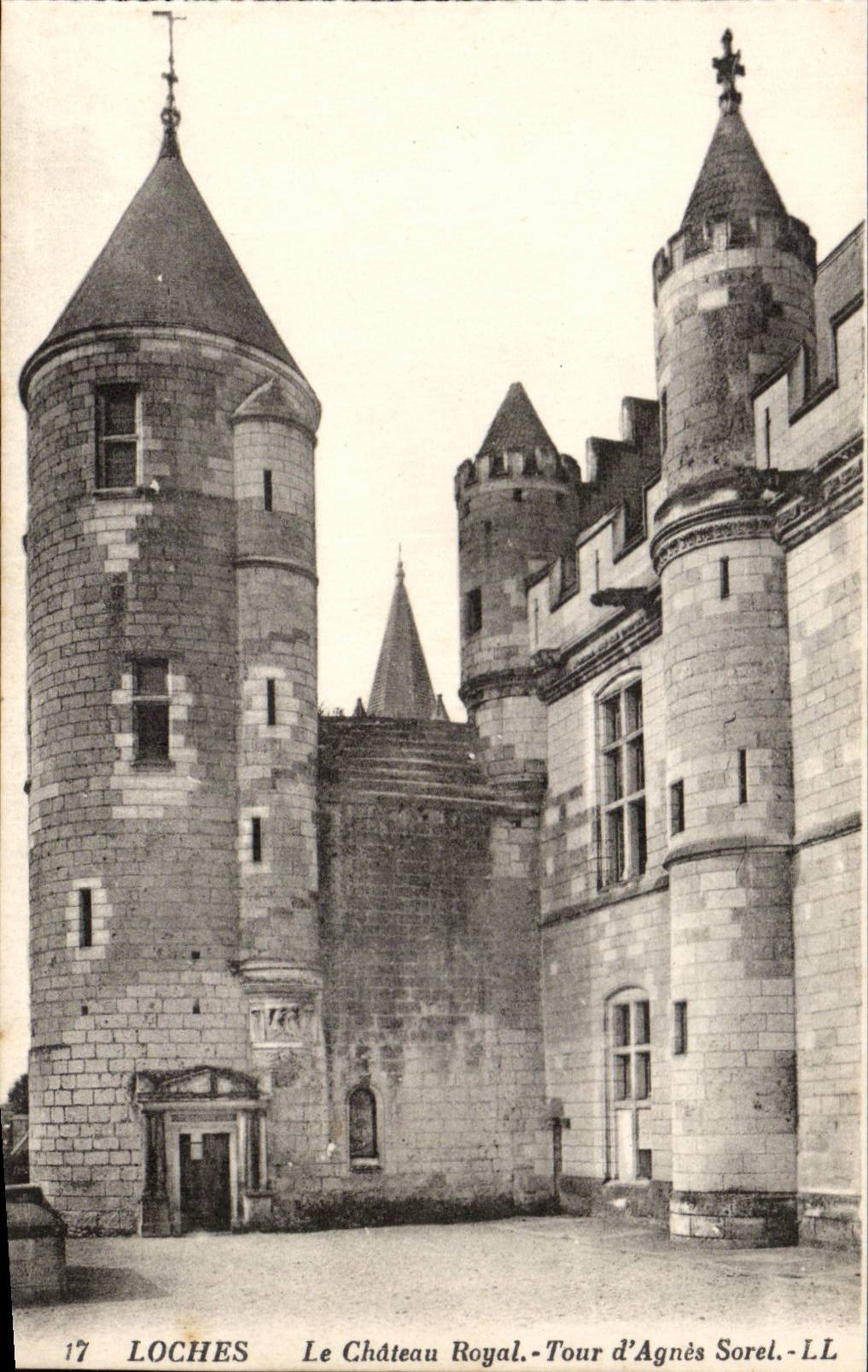 Loches - Le Chateau Royal - Tour d'Agnes Sorel - CPA 
