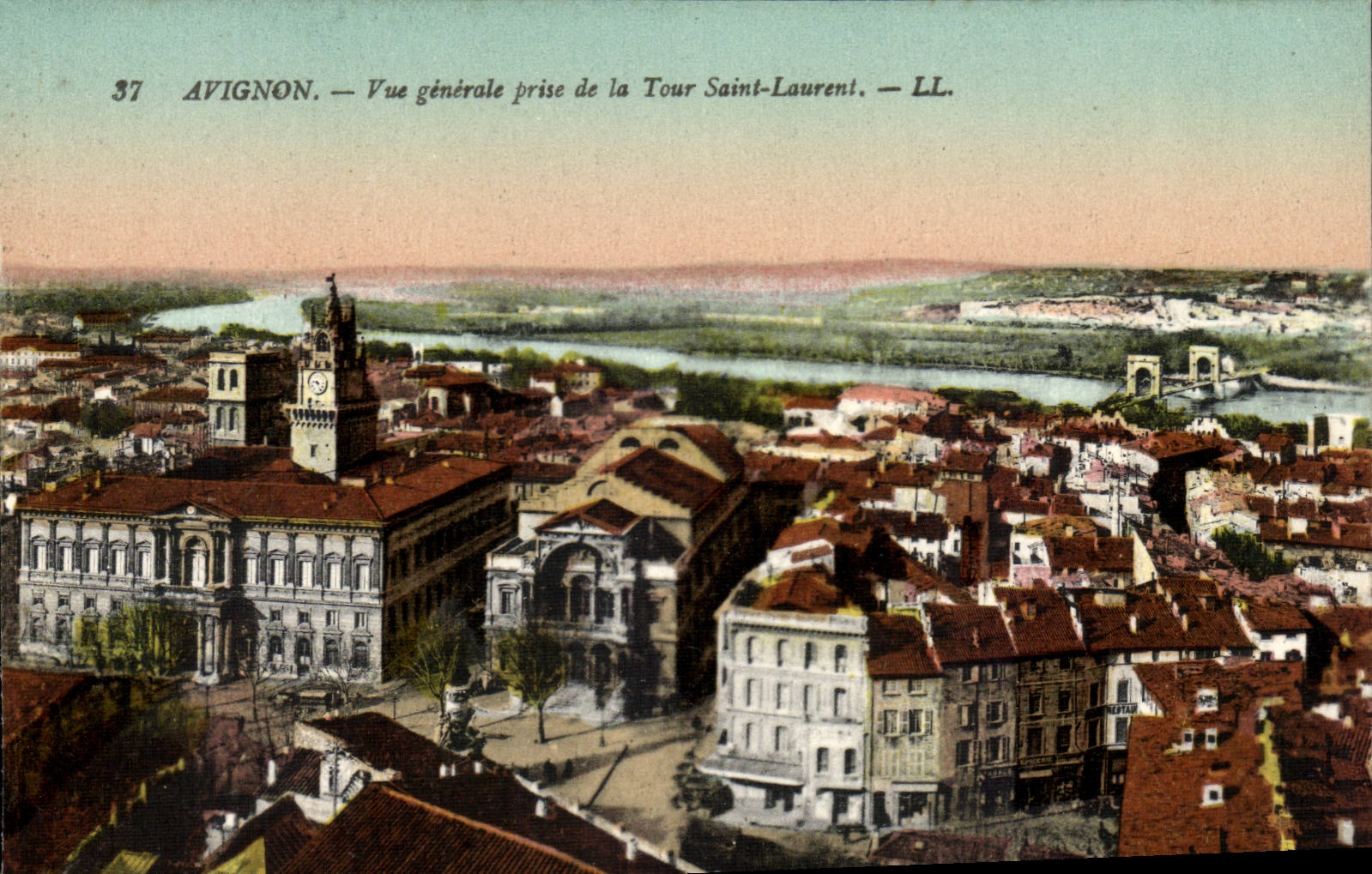 Avignon - Vue Generale prise de la Tour Saint Laurent - CPA 