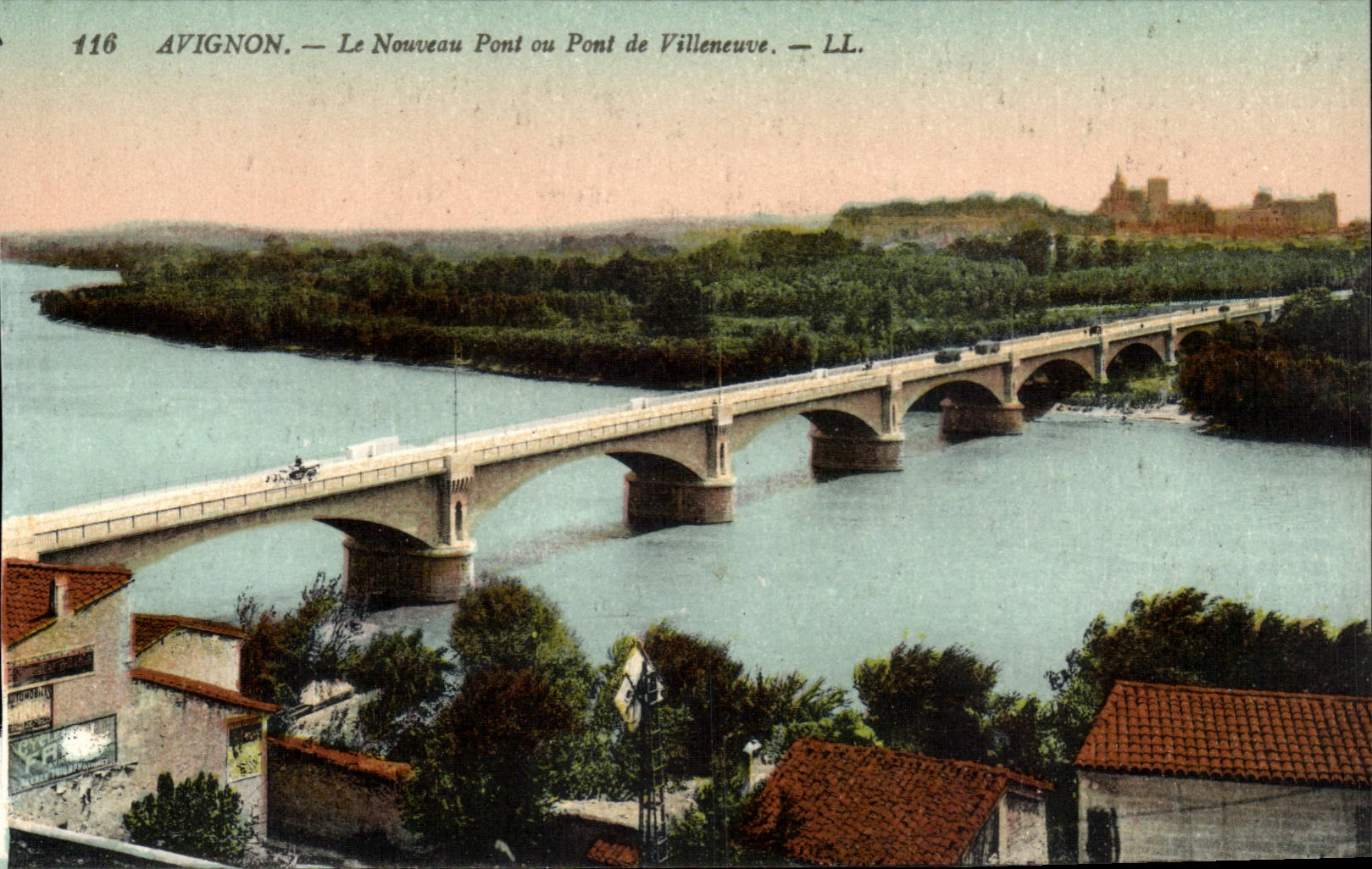 Avignon - Le Nouveau Pont ou Pont de Villeneuve - Bridge - CPA 