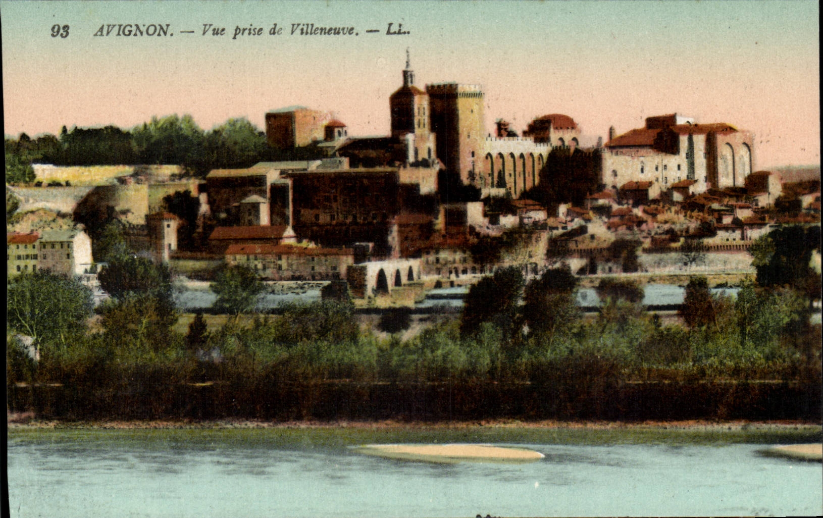 Avignon - Vue prise de Vileneuve - CPA 