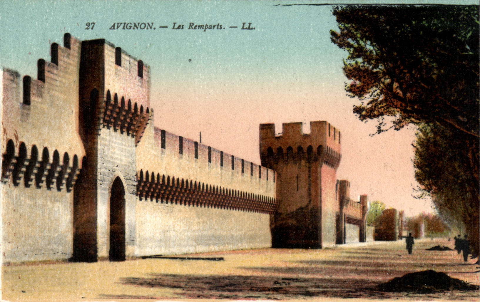 Avignon - Les Remparts - CPA 