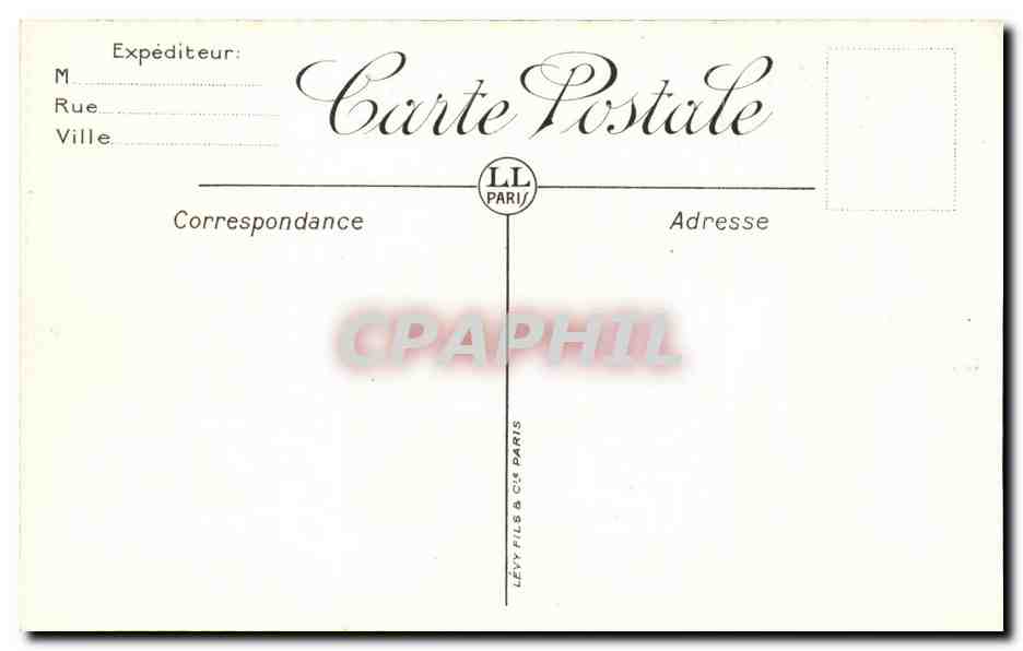Avignon - Place Clemenceau - CPA  — Verso