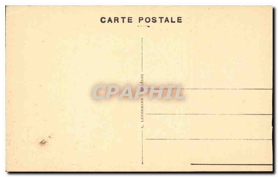 Orleans - Le Statue de Jeanne d'Arc par Foyatier - Le Bas Relief - CPA  — Verso