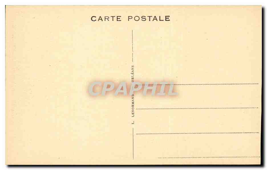 Orleans - Le Statue de Jeanne d'Arc par Foyatier - faites Prisonniere devant compiegne Le Bas Relief - CPA  — Verso