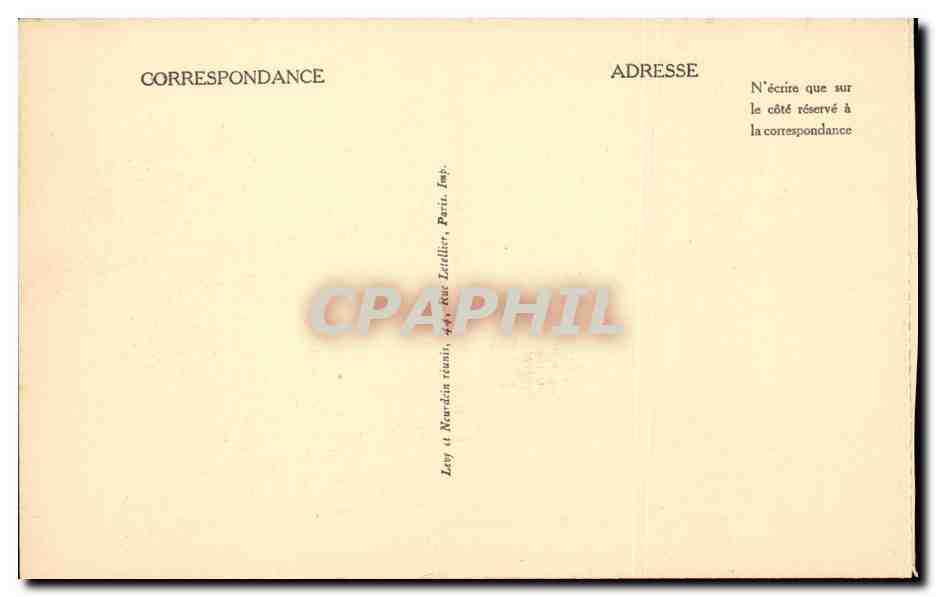 Le Treport - Le Port et la Falaise - CPA  — Rückseite