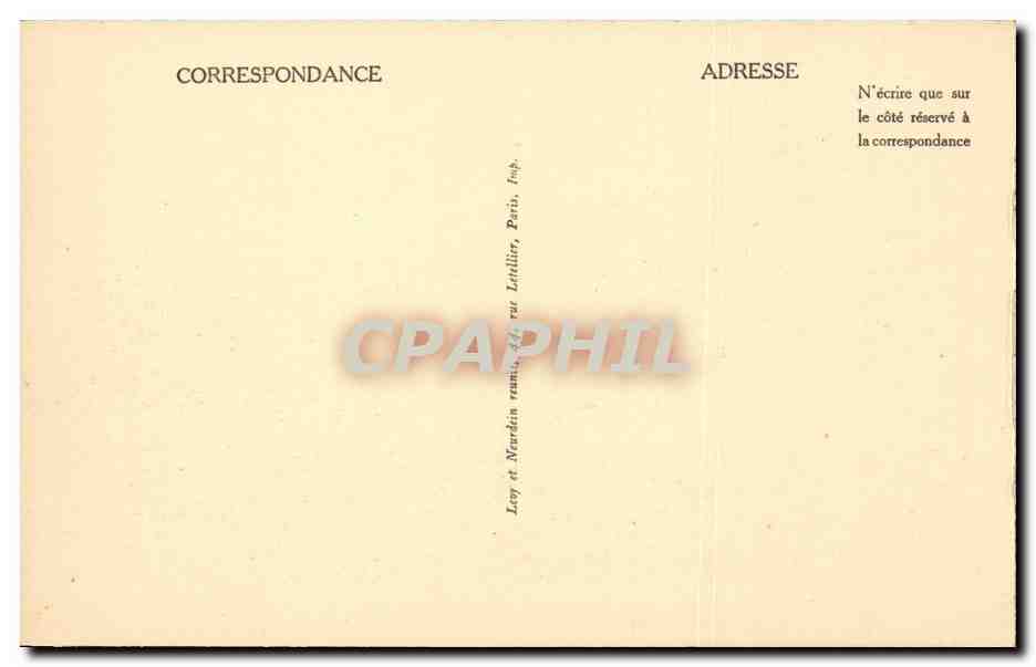 Le Treport - Vue prise des Rochers a Maree Basse - CPA  — Rückseite