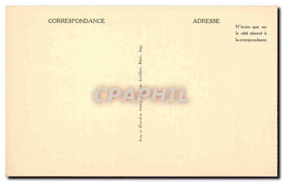 Le Treport - La Plage et les Villas - CPA  — Rückseite