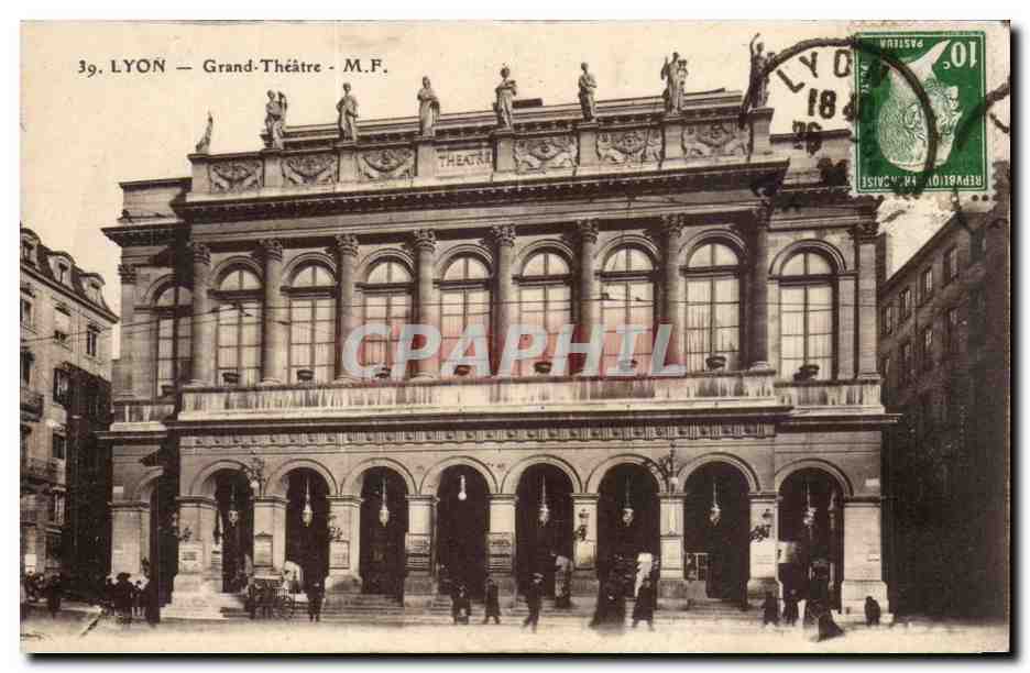 Lyon - Villeurbanne - Grand Theatre - CPA 