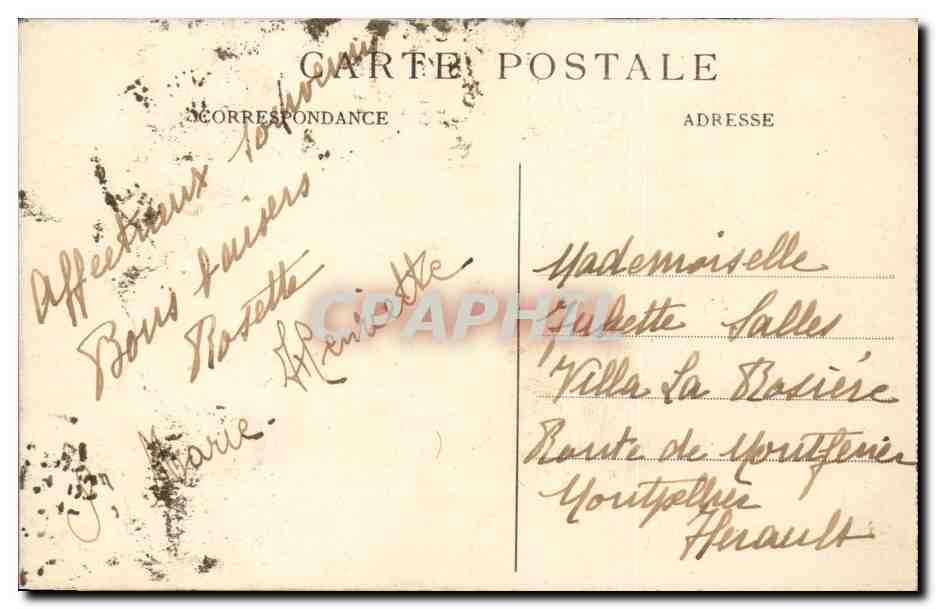 Lyon - Villeurbanne - Grand Theatre - CPA  — Verso