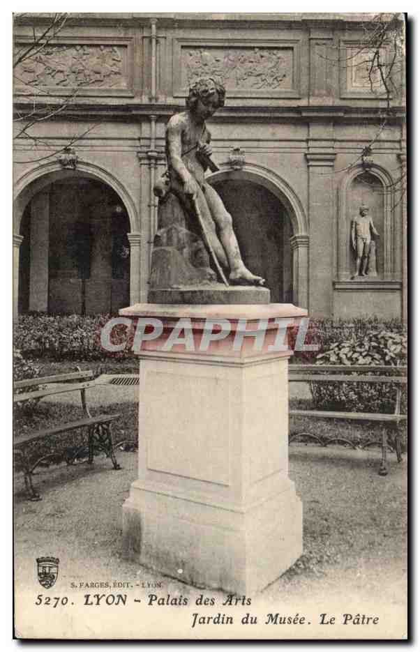 Lyon - Palais des Arts- Jardin du Musee - Le Patre - CPA 