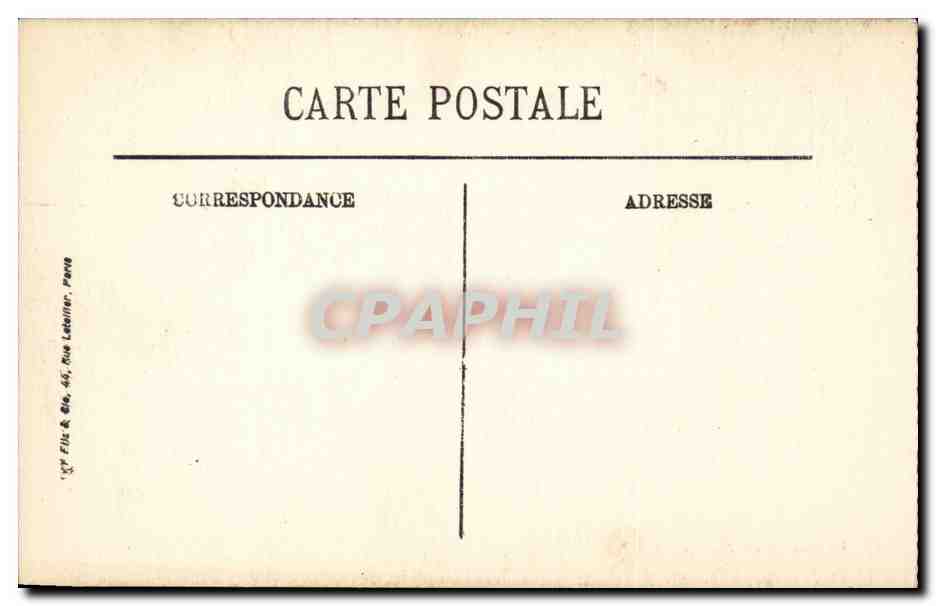 Lyon - La Place des Terreaux et la Fontaine Bartholdi - CPA  — Verso