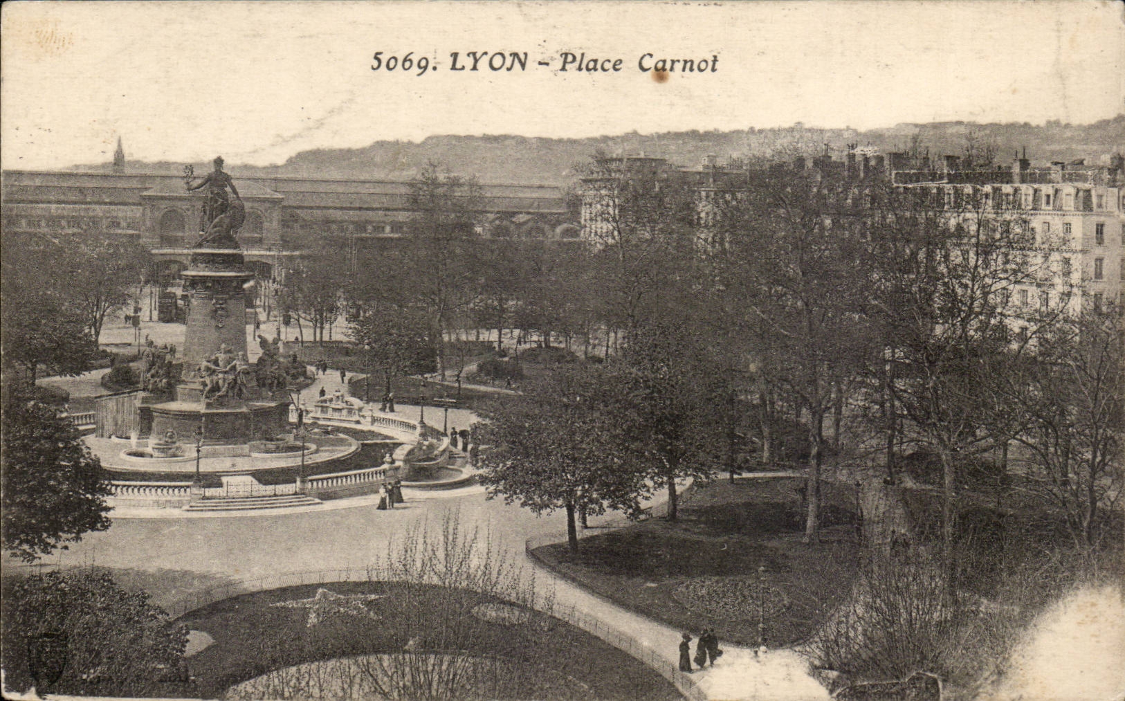Lyon - Place Carnot - CPA 