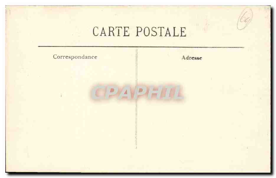 Lyon - Le Grand Theatre - CPA  — Verso