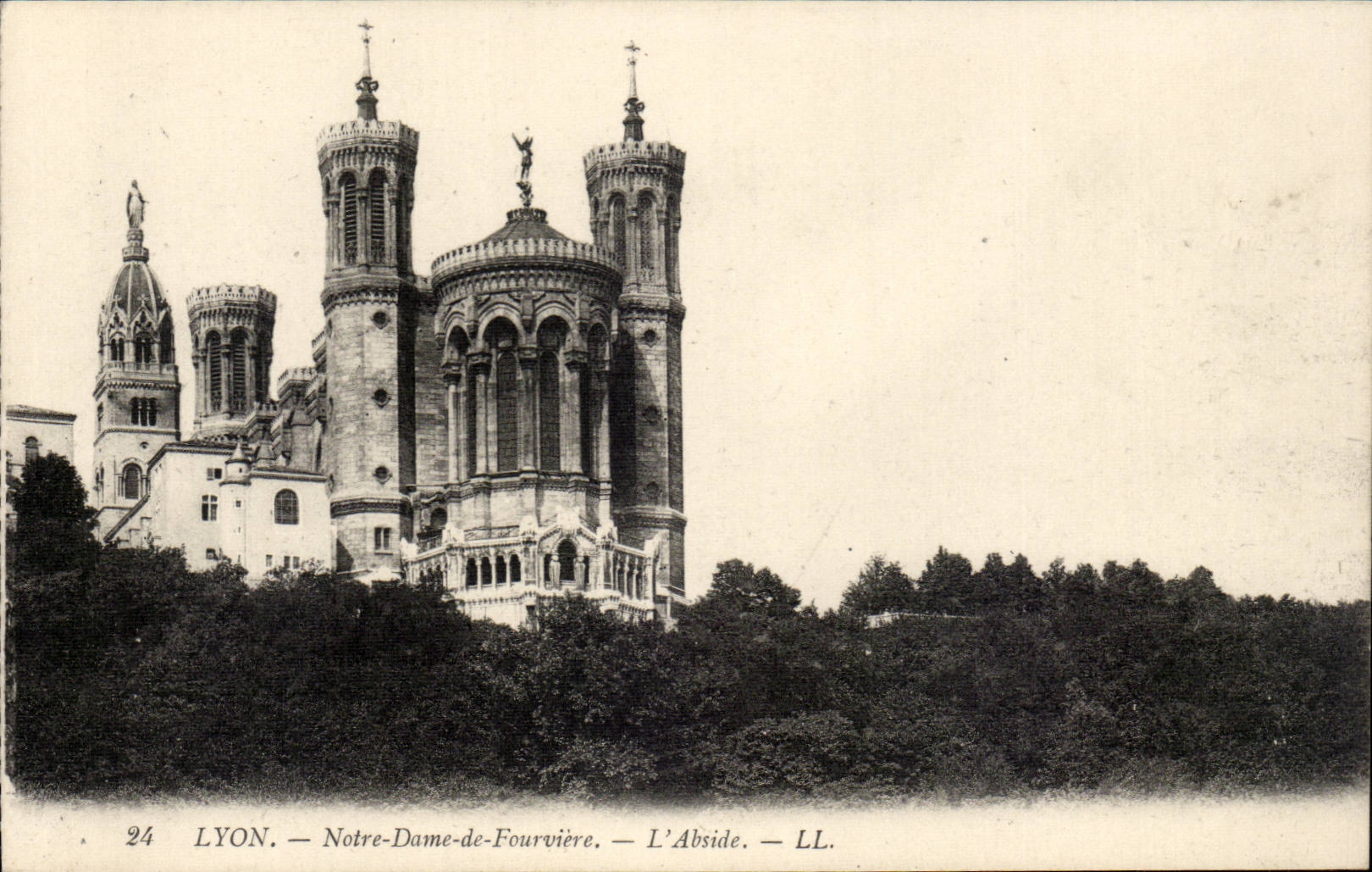 Lyon - Notre Dame de Fourviere - L'Abside - CPA 