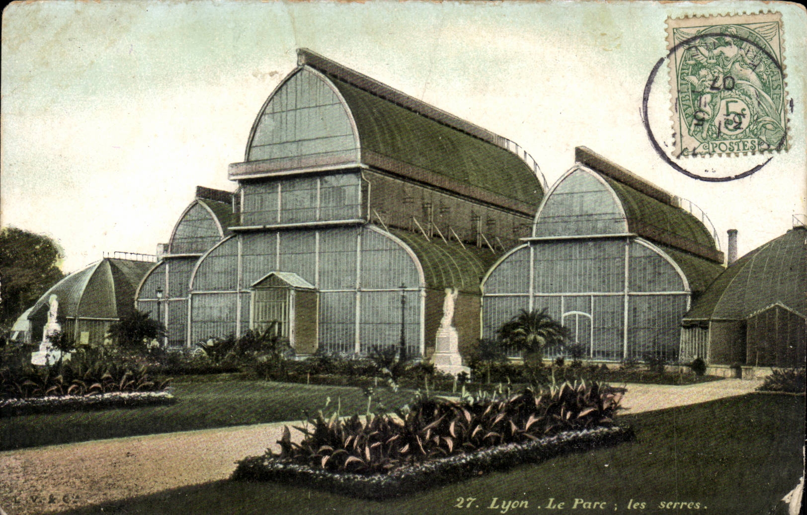 Lyon - Le Parc - Les Serres - CPA 