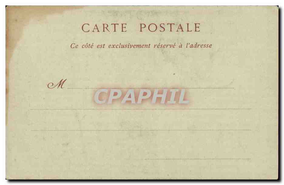 Lyon - La Statue d'Ampere - CPA  — Verso