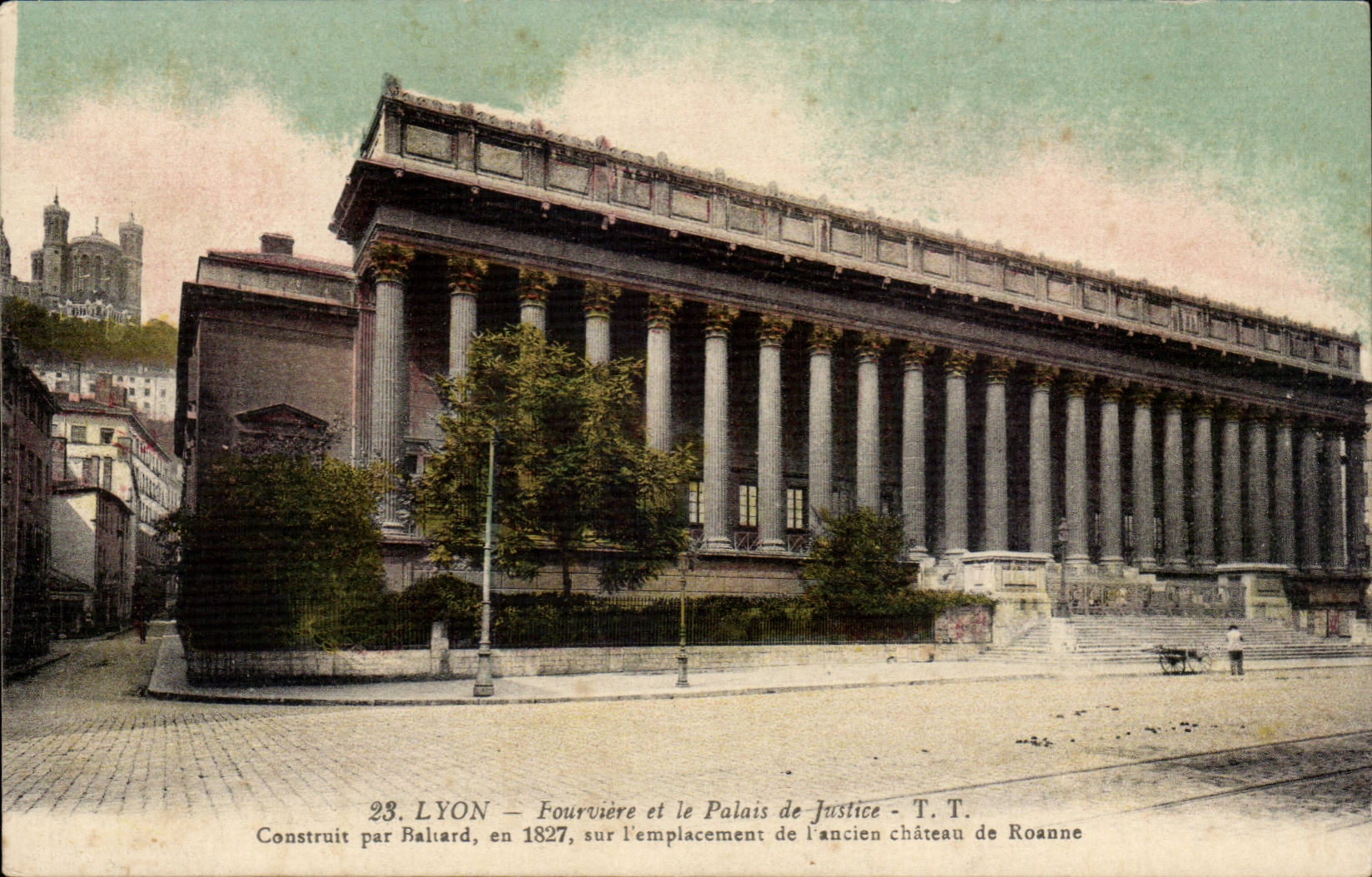 Lyon - Fourviere et le Palais de Justice - CPA 