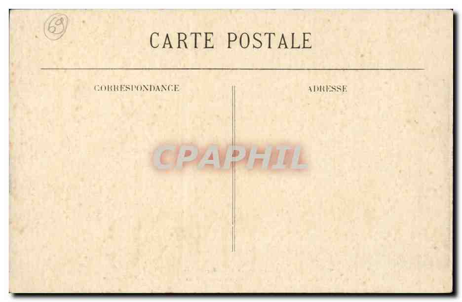 Lyon - Fourviere et le Palais de Justice - CPA  — Verso