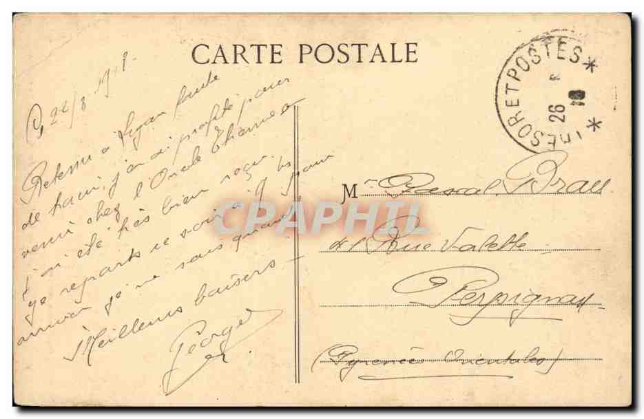Lyon - Sactuaire - Notre Dame de Fourviere - CPA  — Verso