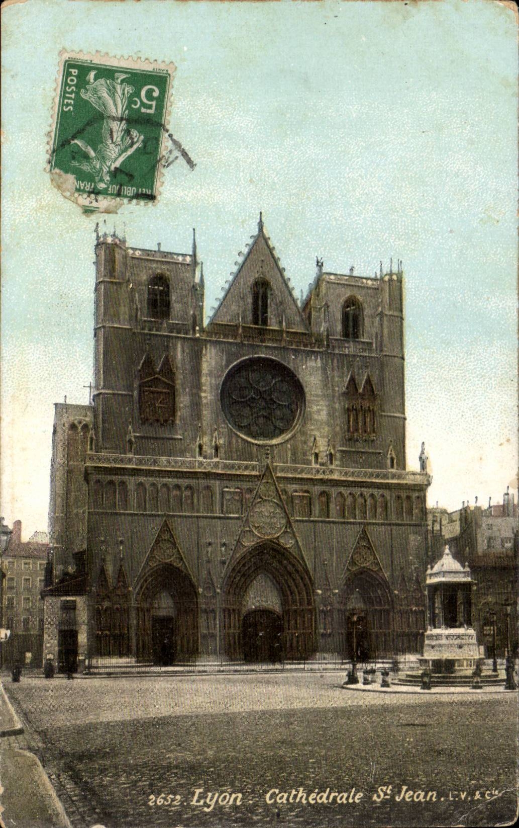 Lyon - Cathedrale St Jean - CPA 
