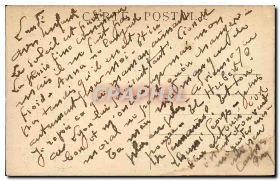 Lyon - Le Pont Pasteur - CPA  — Verso