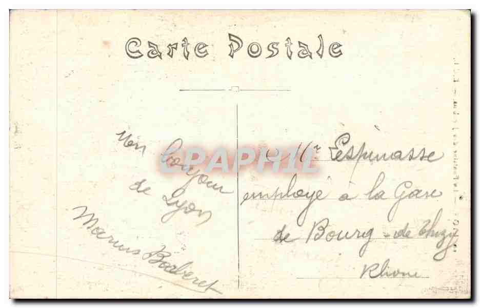 Lyon - Le Fontaine des Jacobins - CPA  — Rückseite