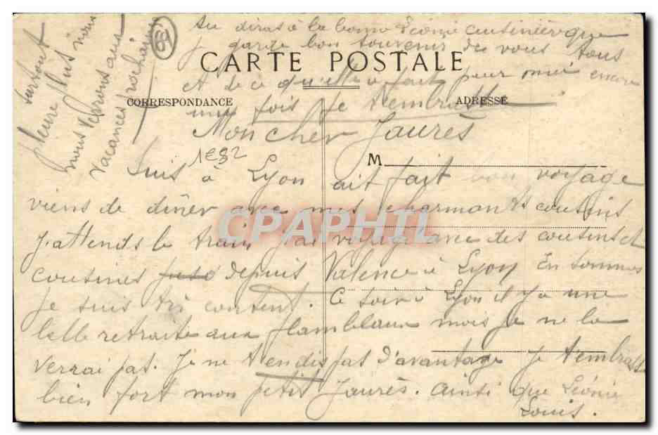Lyon - Notre Dame de Fourviere - Abside - CPA  — Rückseite