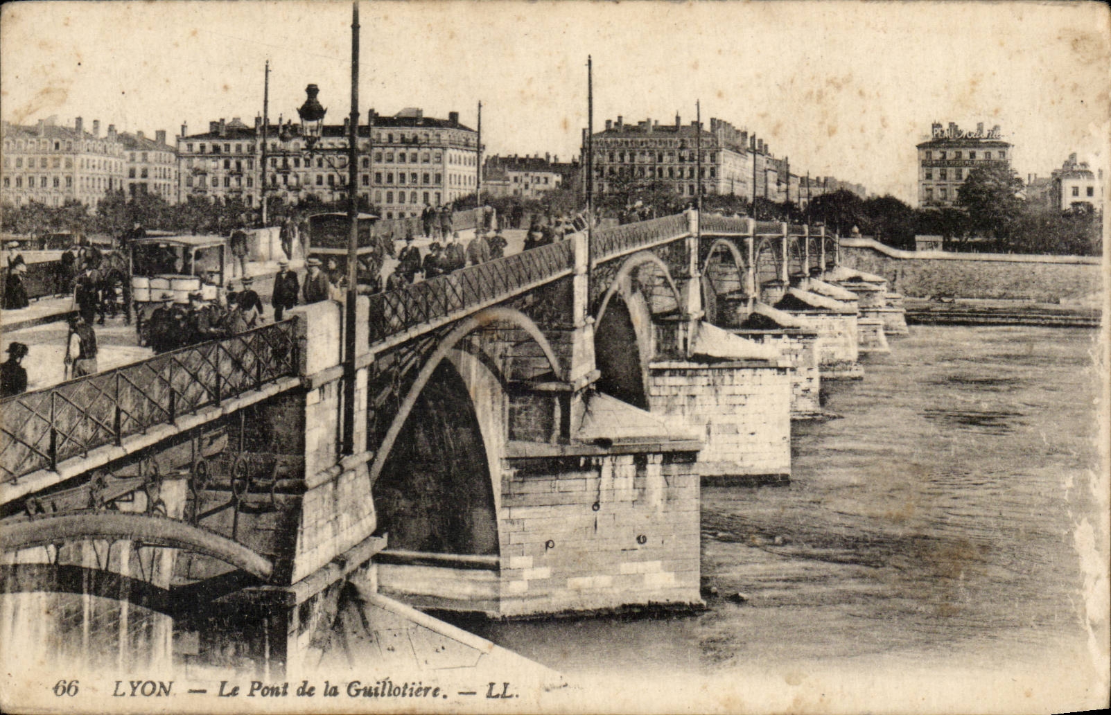 Lyon - Pont de la Guillotiere CPA 