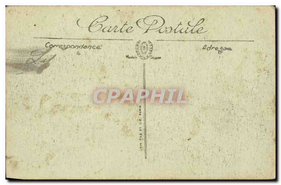 Lyon - Pont de la Guillotiere CPA  — Rückseite