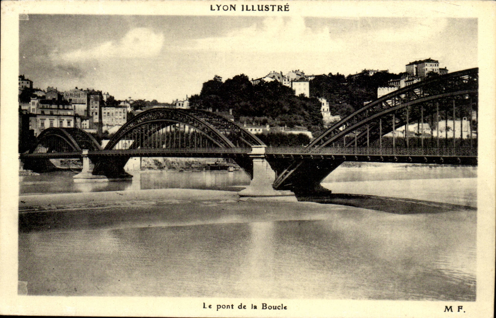 Lyon - Le Pont de la Boucle CPA 