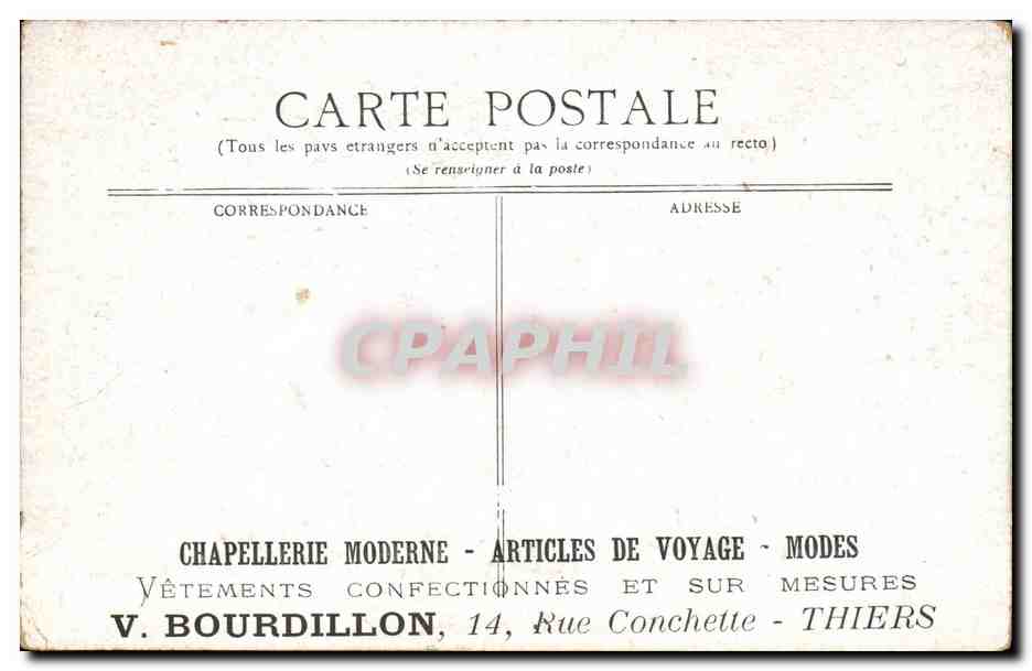 Lyon - Place des Jacobins - CPA  — Verso