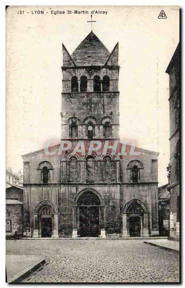Lyon - Eglise St Martin d'Ainay - CPA 