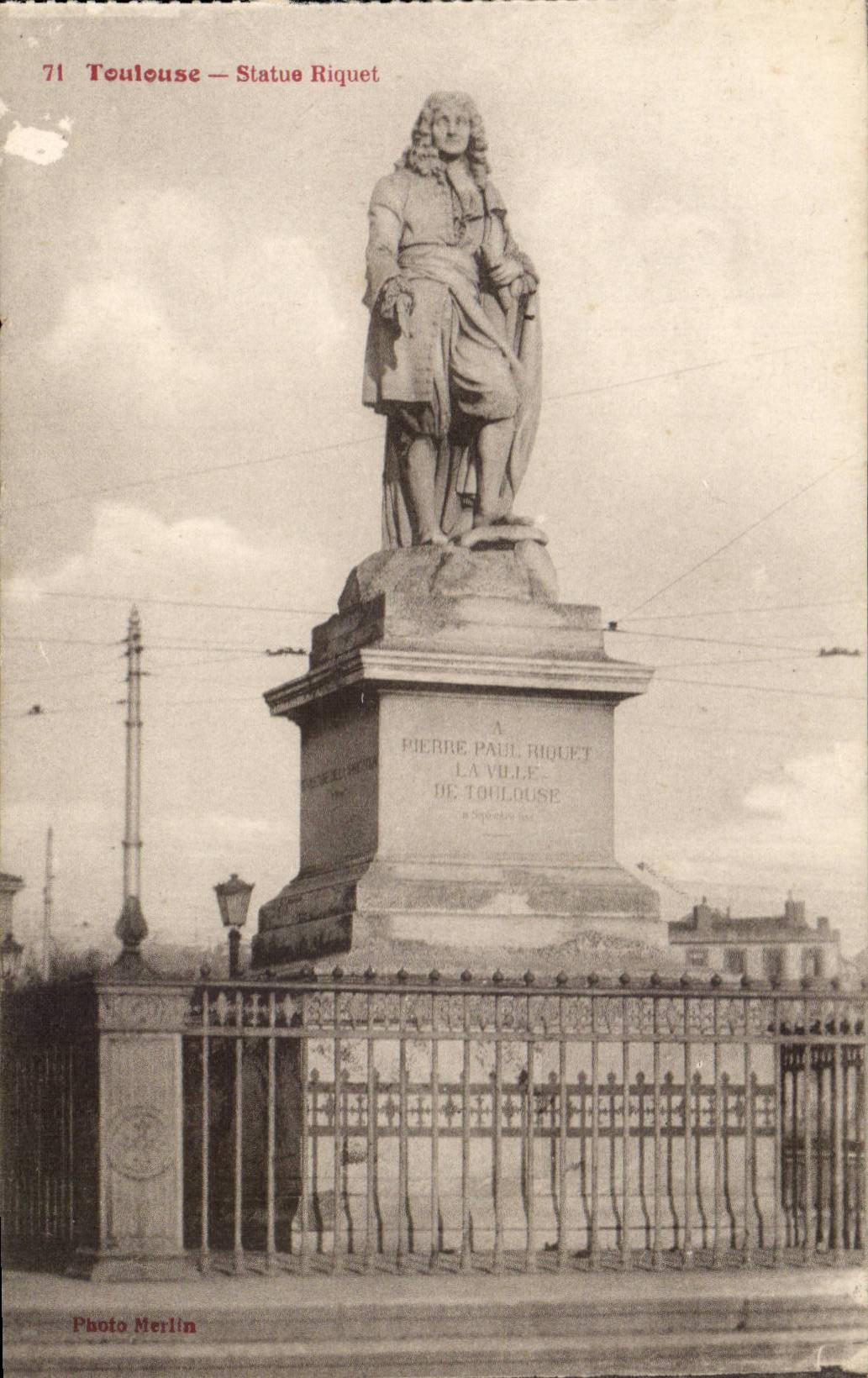Toulouse — Statue Riquet — Photo Merlin