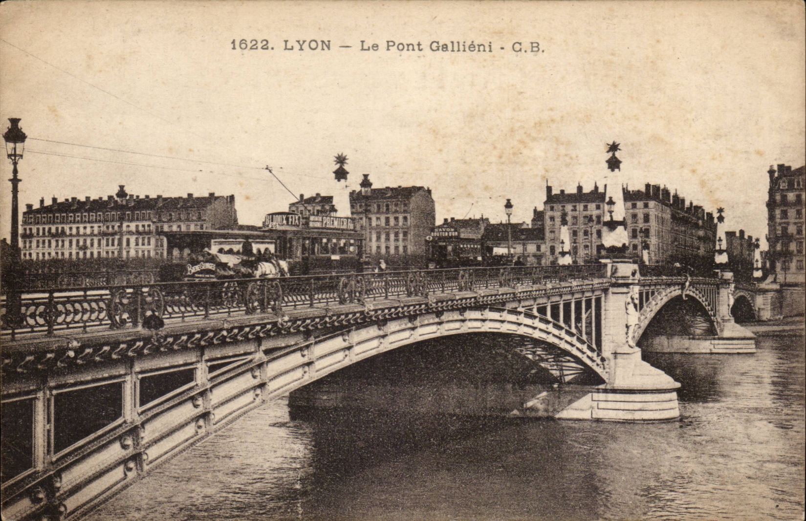 Lyon - Le Pont Gallieni - Bridge - CPA 