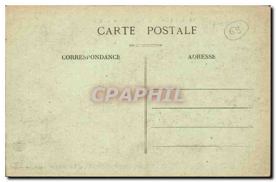 Lyon - Le Pont Gallieni - Bridge - CPA  — Verso