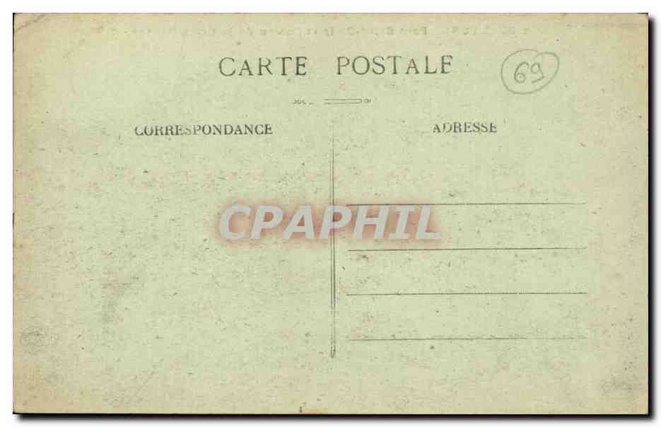 Lyon - Pont Saint Clair et le Coteau de la Croix Rousse - CPA  — Verso