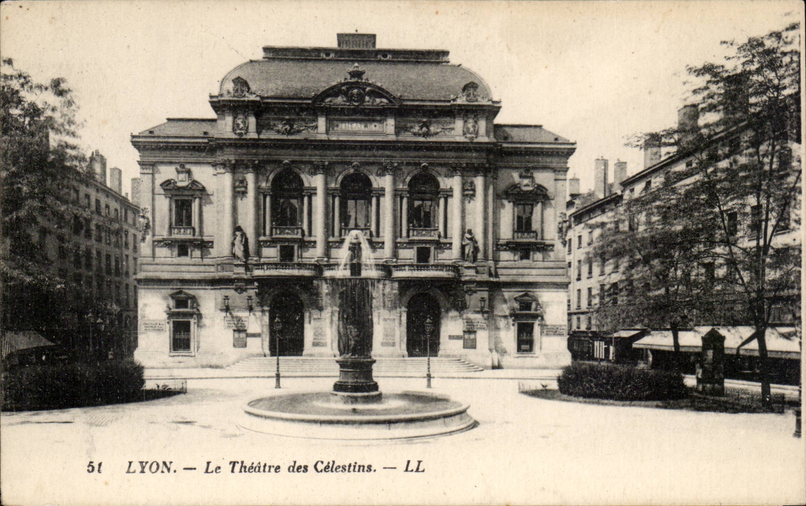 Lyon - Le Theatre des Celestins - CPA 