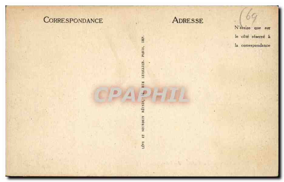 Lyon - Le Theatre des Celestins - CPA  — Verso