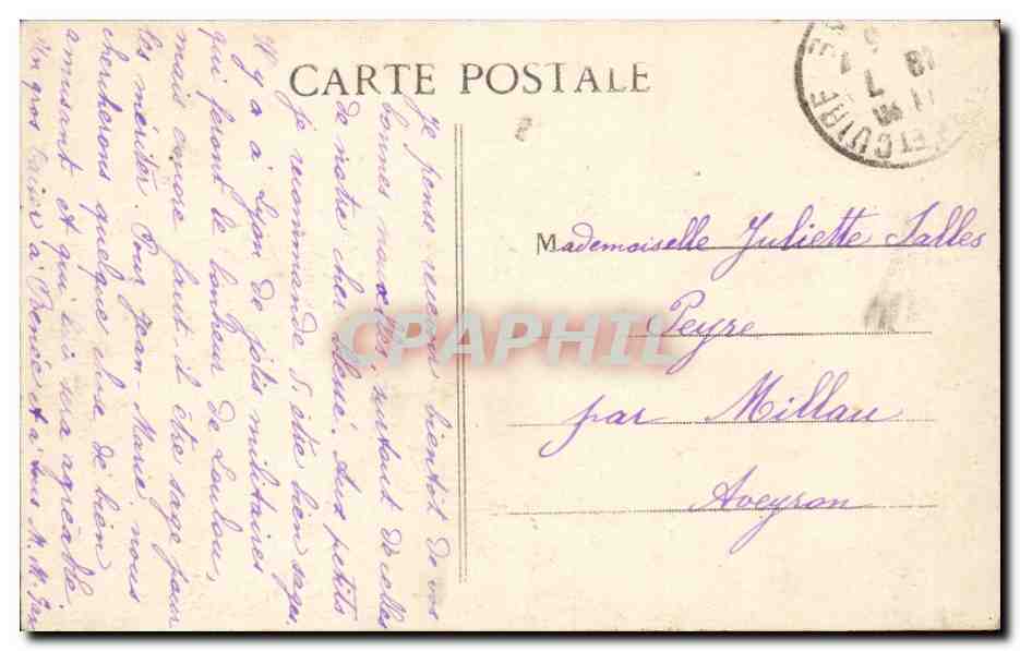 Lyon - Nouveau Pont le Feuille et Quartier St Paul - CPA  — Verso