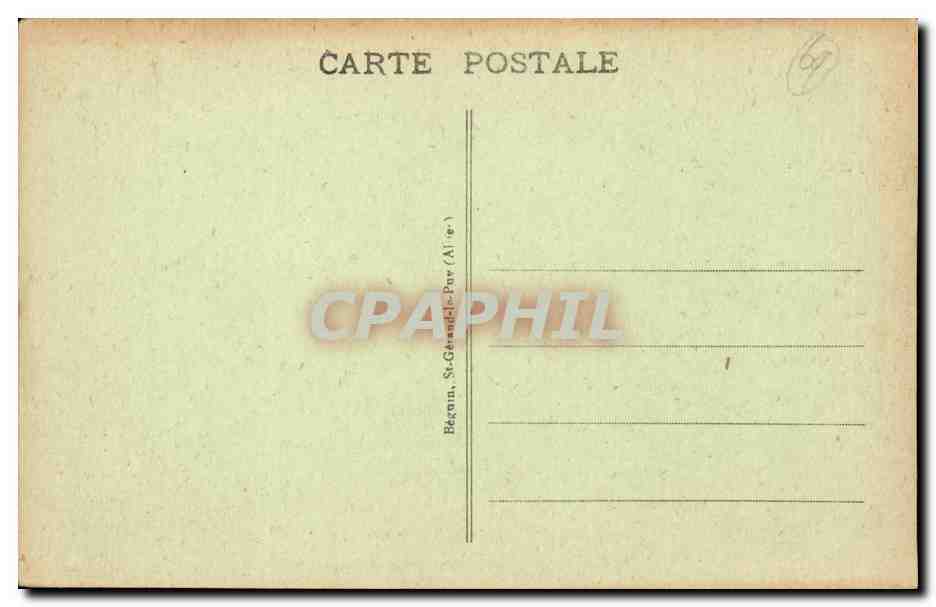 Lyon - Vue Generale prise de Fourviere - CPA  — Verso