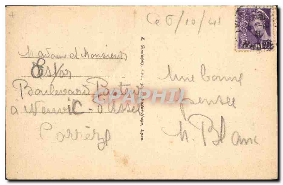 Lyon - Abside de Fourviere - CPA  — Verso