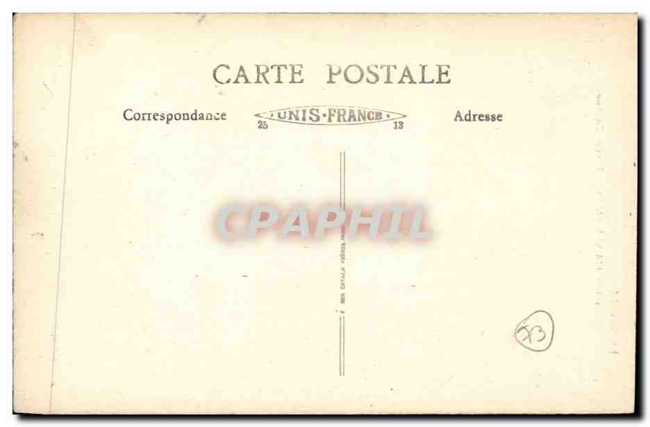 Aix les Bains - Pont de l'Abime CPA  — Rückseite