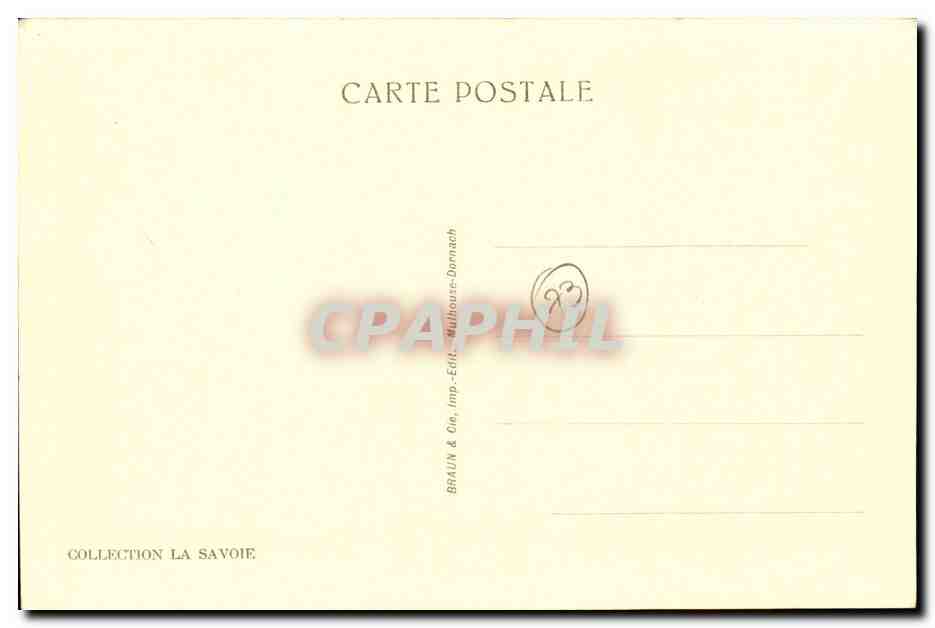 Aix les Bains - Vue Generale sur les Grands Hotels CPA  — Verso