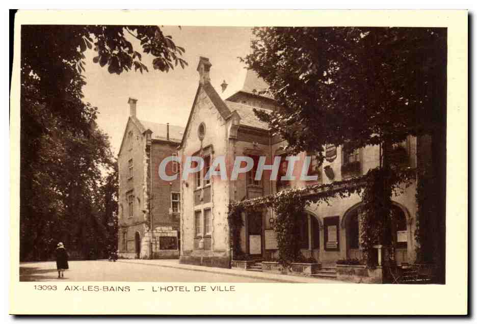 Aix les Bains - L'Hotel de Ville CPA 