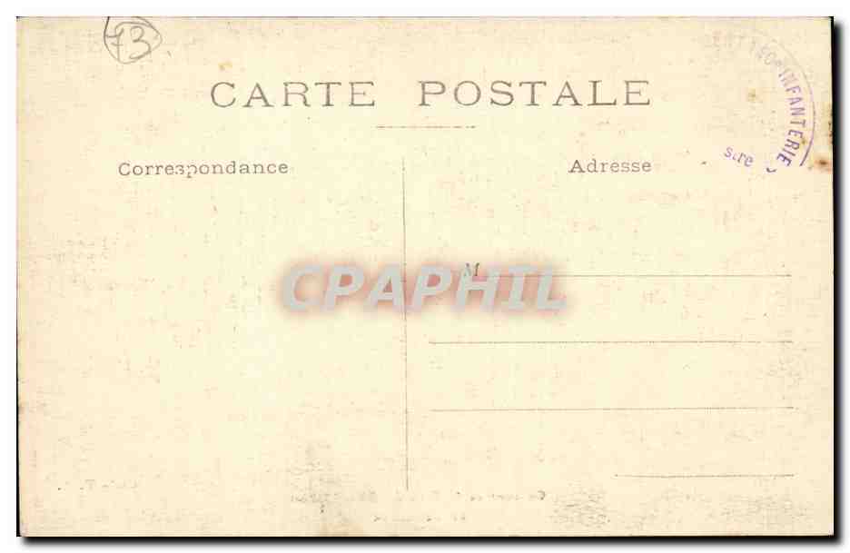 Couvent de la Grande Chartreuse - Le Refectoire CPA  — Rückseite