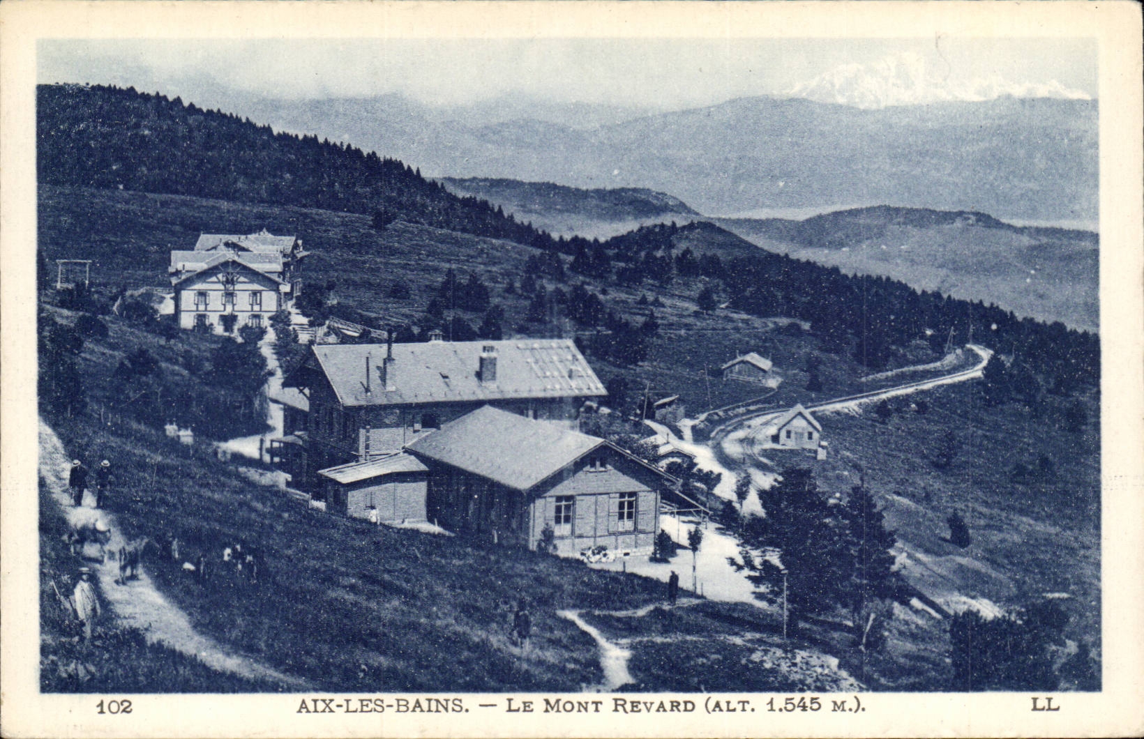 Aix les Bains - Le Mont Revard - alt 1545 CPA 