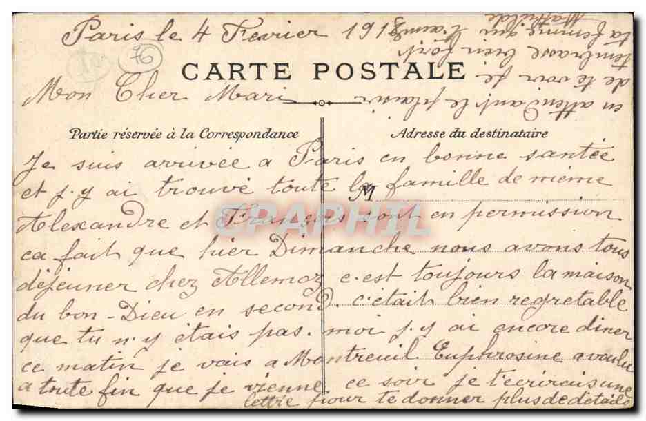 Aix les Bains - Environs - Chateau de la Roche du Roi - CPA  — Rückseite
