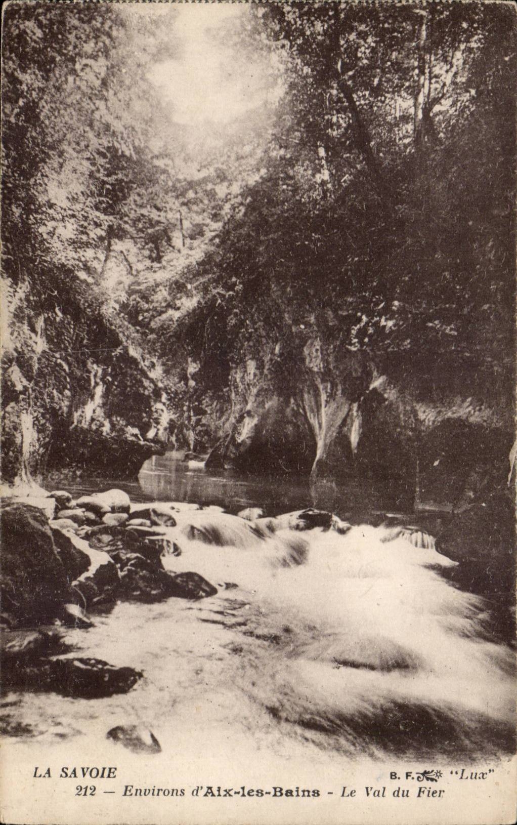 Aix les Bains - Le Vol de Fier - CPA 