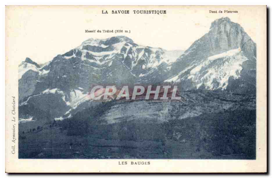 Les Bauges - Les Massifs - la Savoie Touristique CPA 
